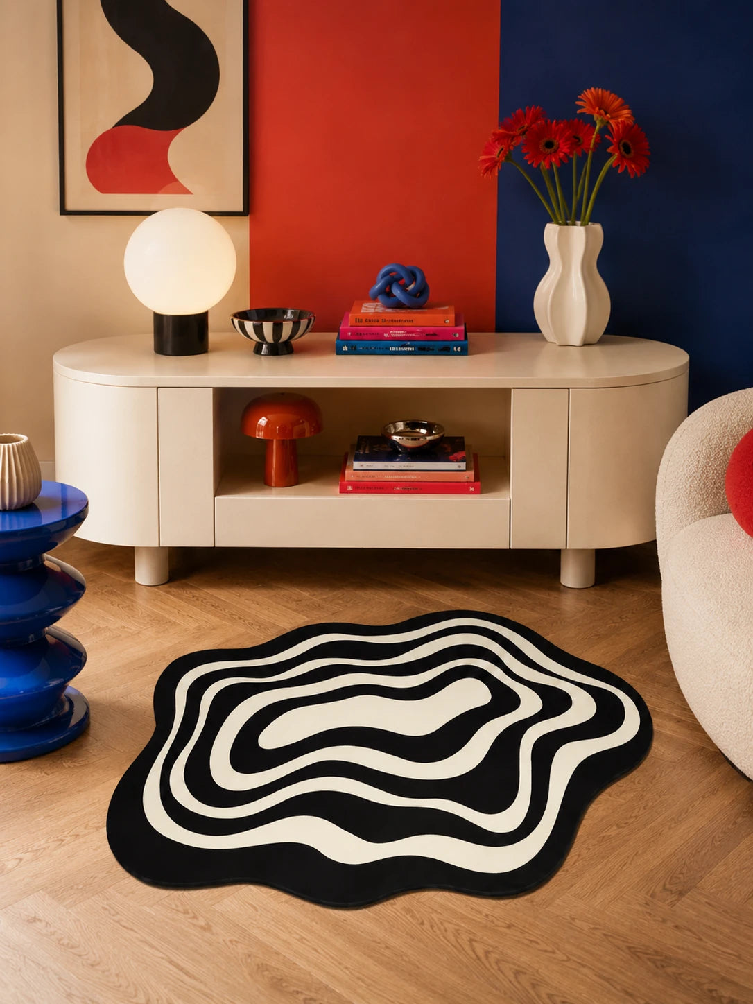 Wavy Ripple Bath Mat
