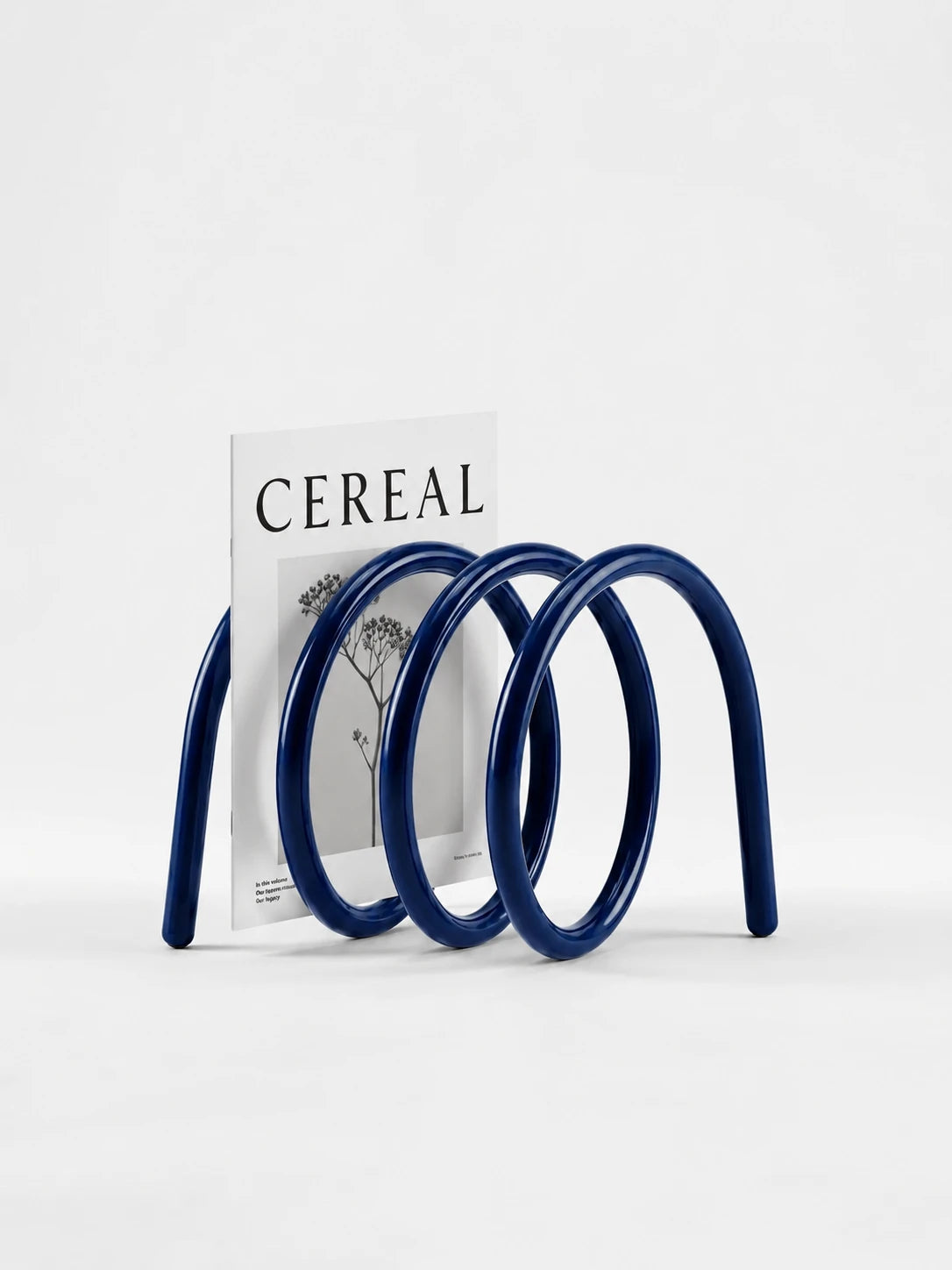 Curved Metal Wire Desktop Bookshelf