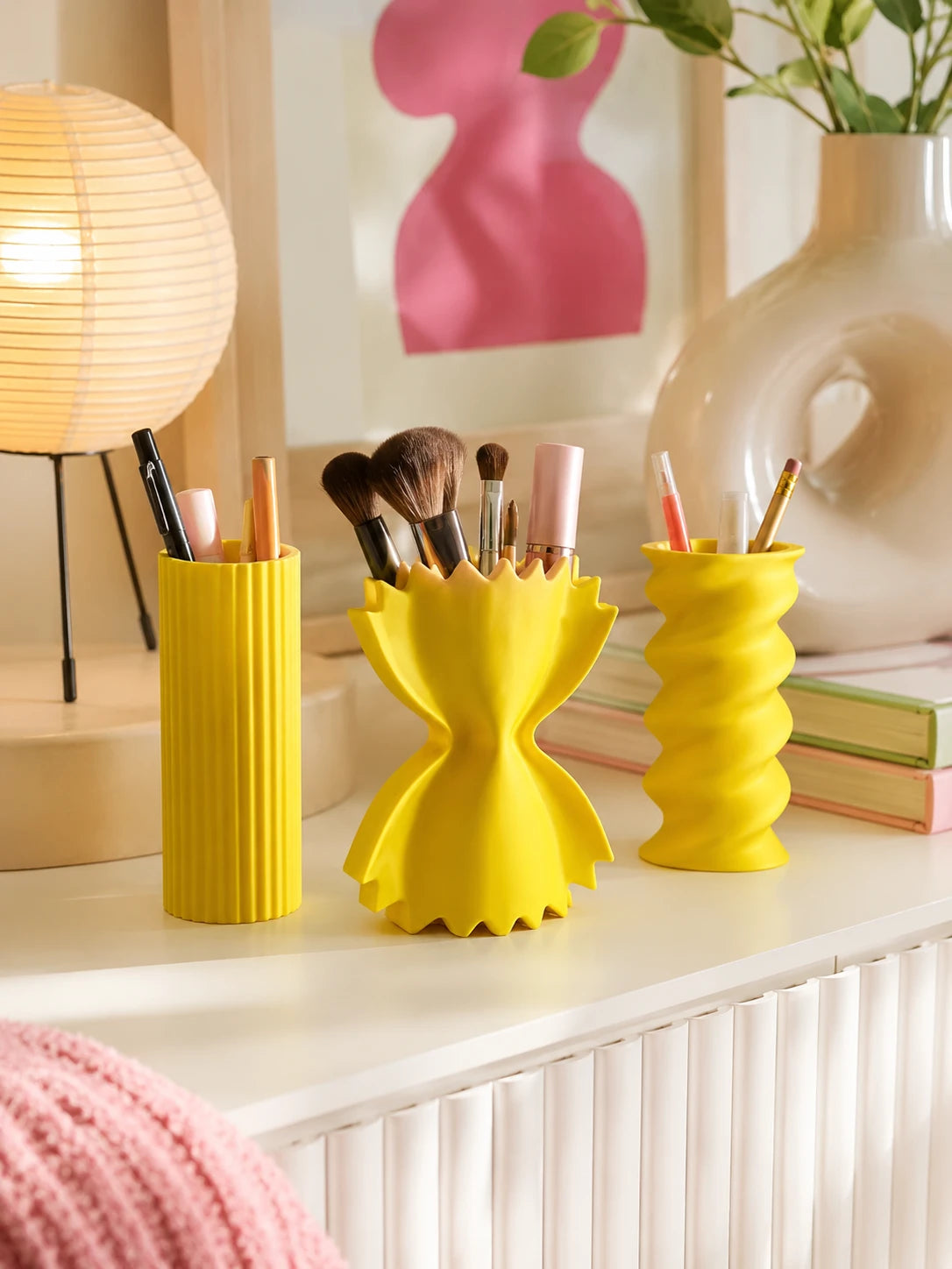 Pasta Desk Organizer & Pen Holder