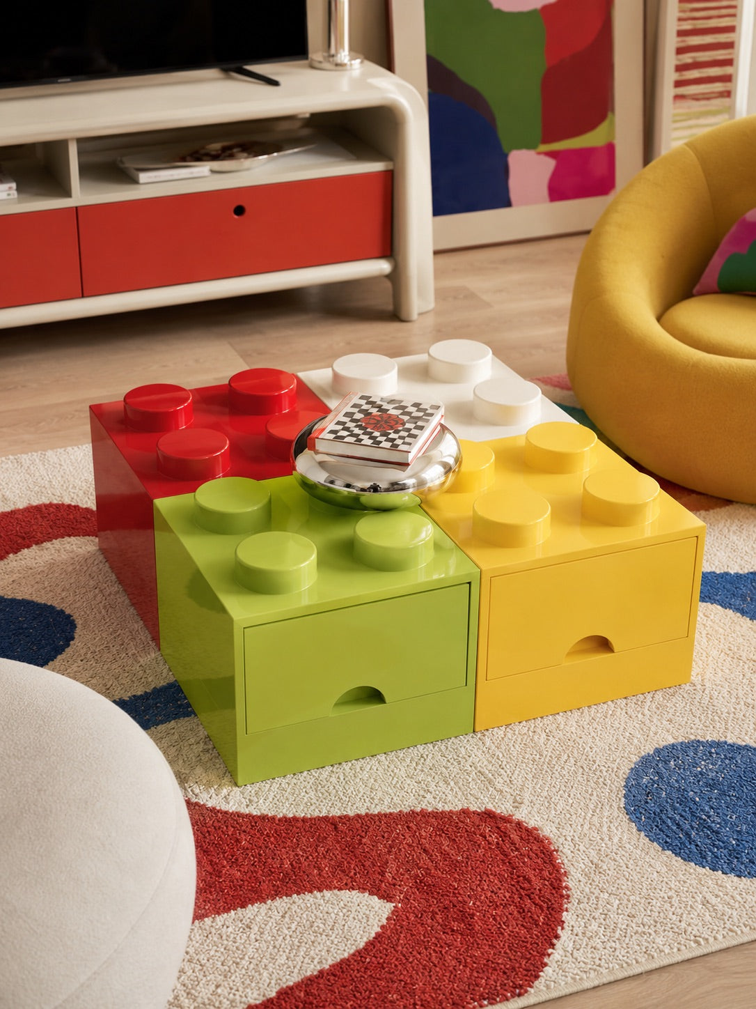 Stackable Modular Sofa Table