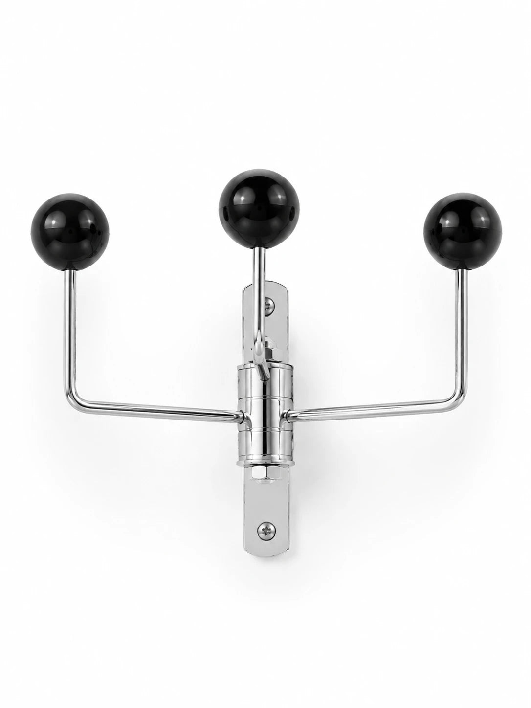 Mid-Century Modern Swivel Hook Rack: Functional Wall Art