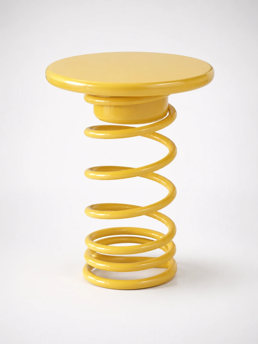 Coil Spring Side Table