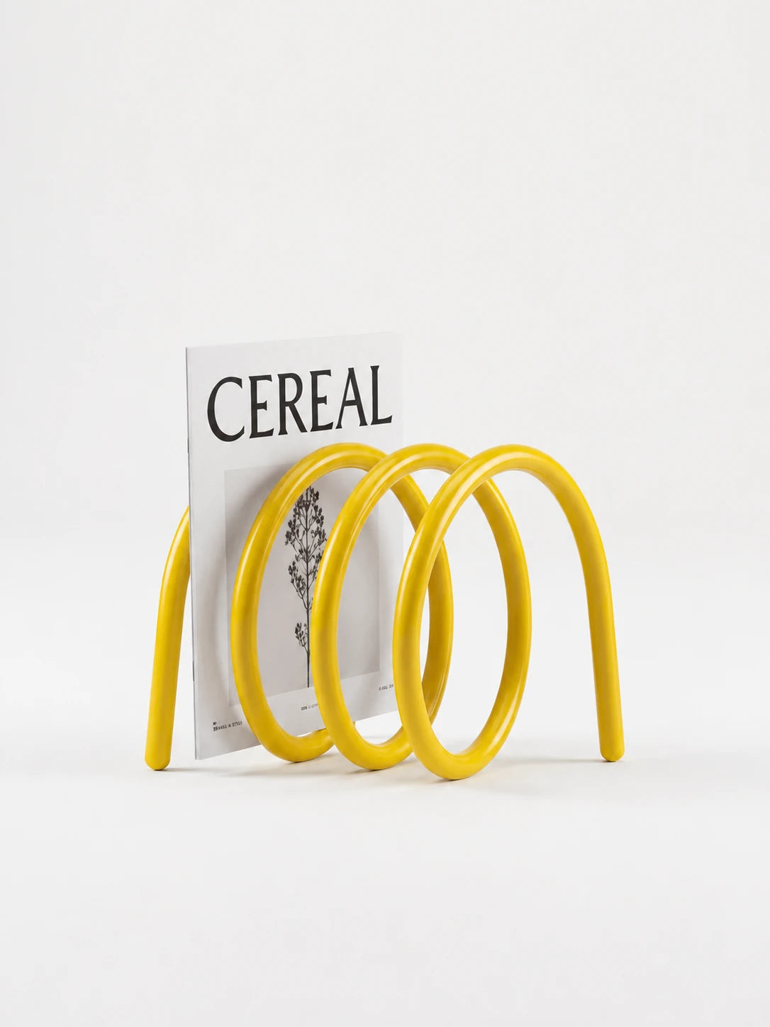 Curved Metal Wire Desktop Bookshelf