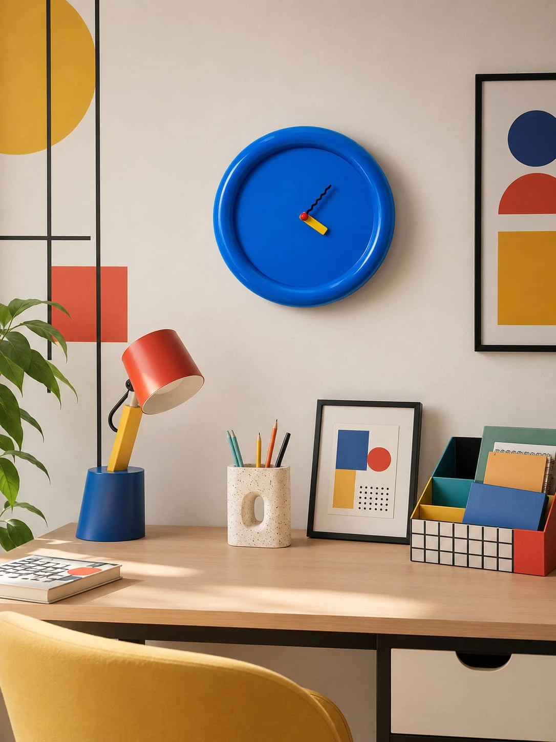 Flat Wall Clock