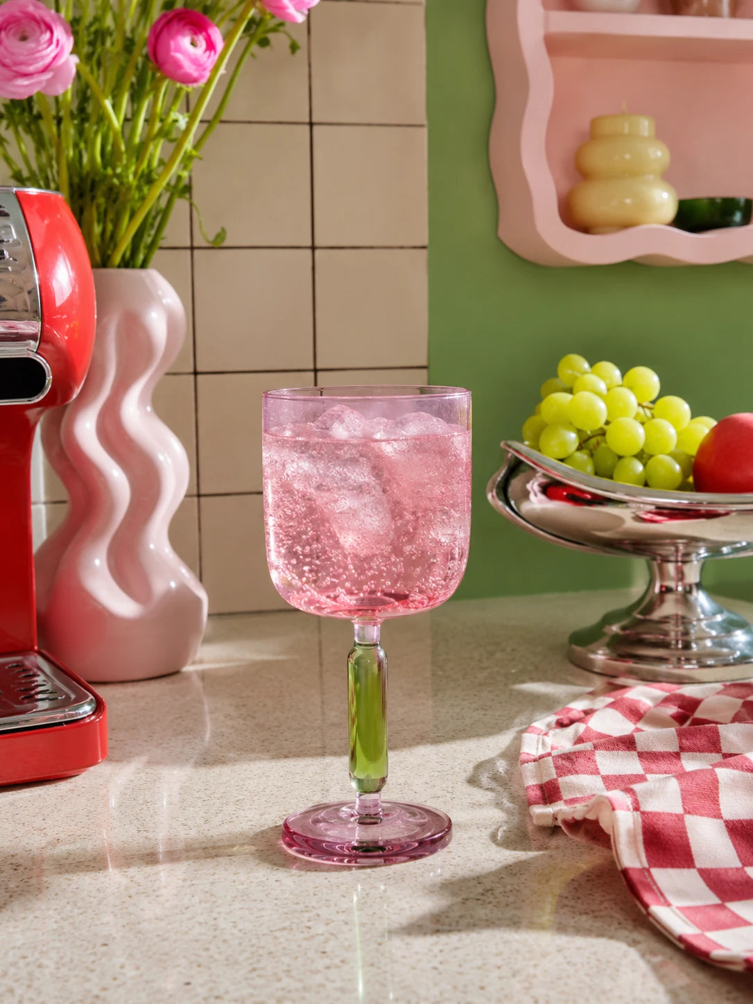 Jelly Macaron Crystal Glassware