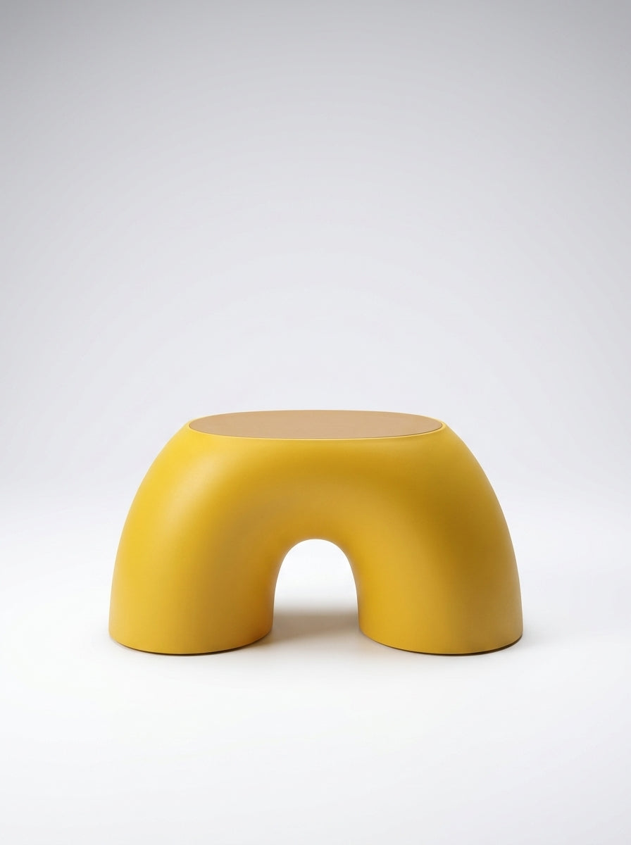 Rainbow Ringlike Children's Stool – Playful Dopamine Decor Footstool