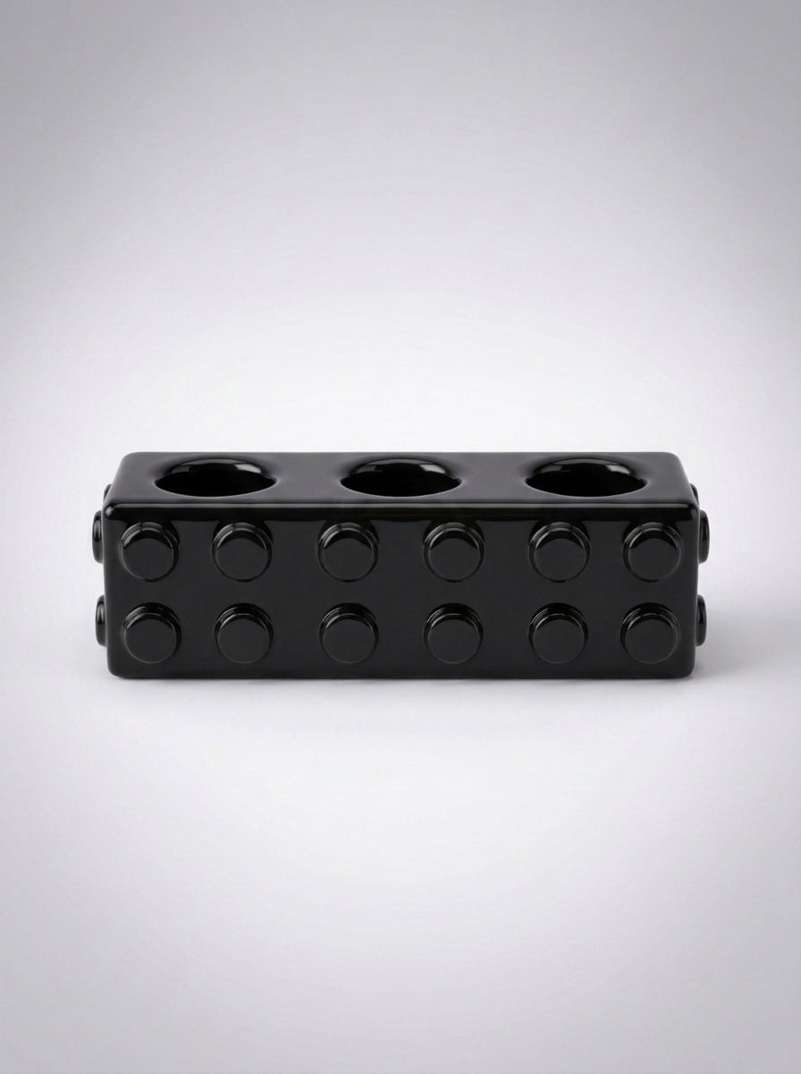 Building Block Ceramic Toothbrush Holder