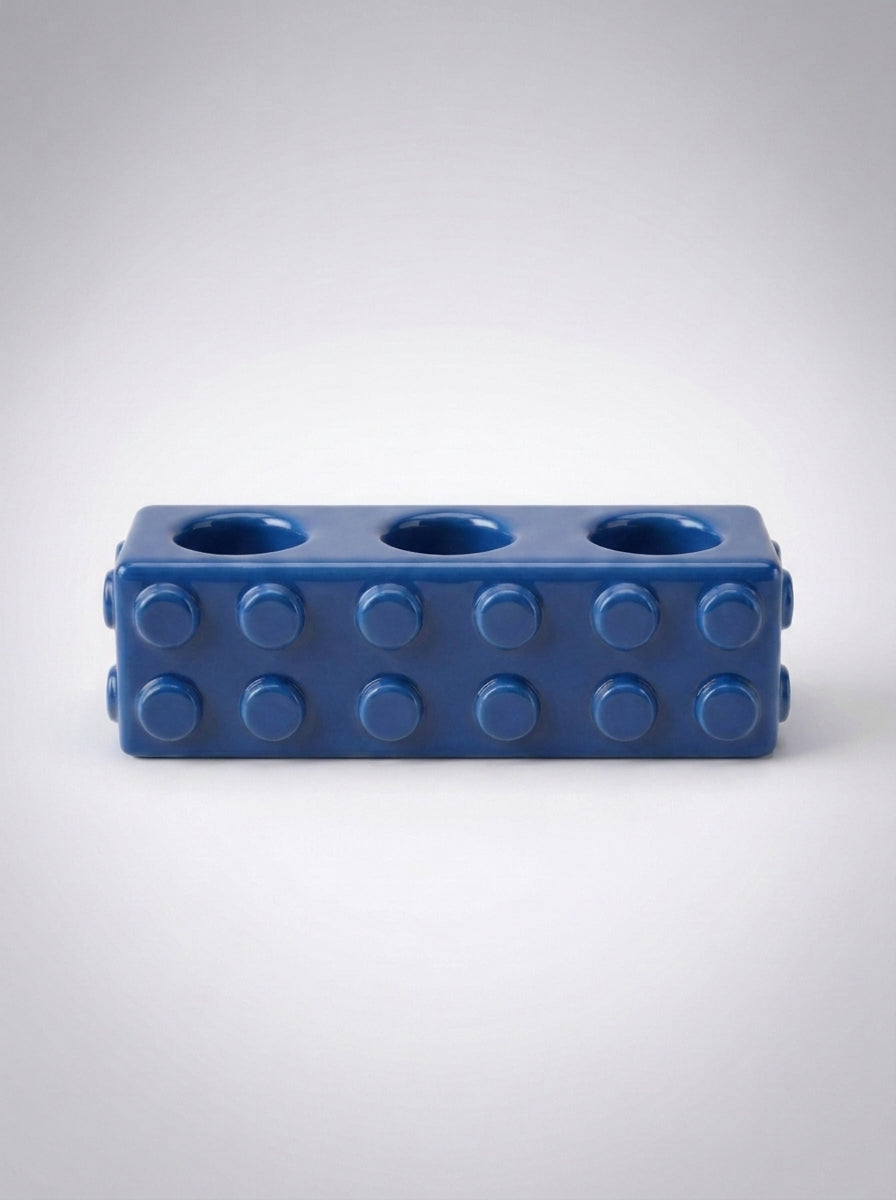 Building Block Ceramic Toothbrush Holder