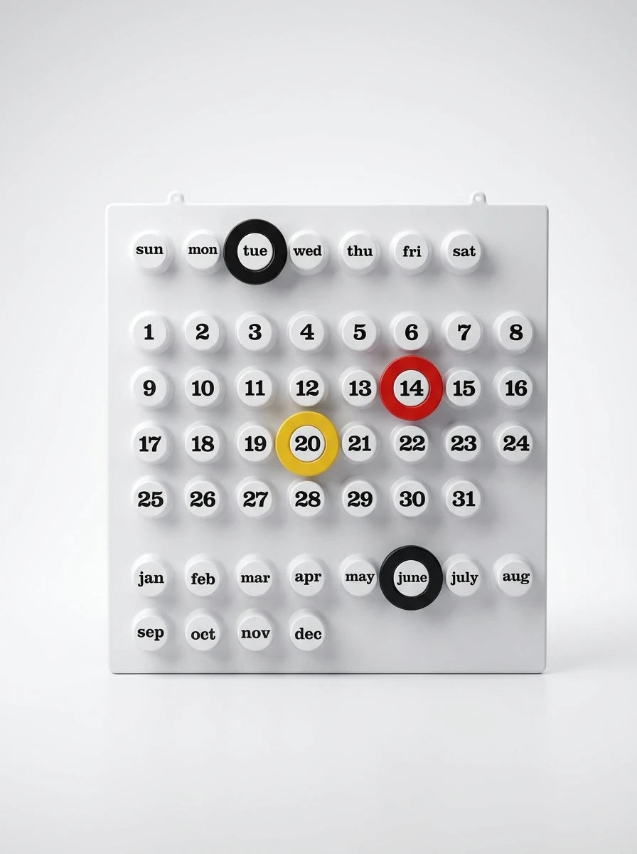 Ring-A-Date Calendar: Your Daily Ritual Anchor
