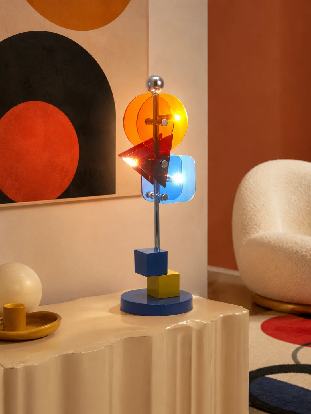 Memphis Geometric Table Lamp