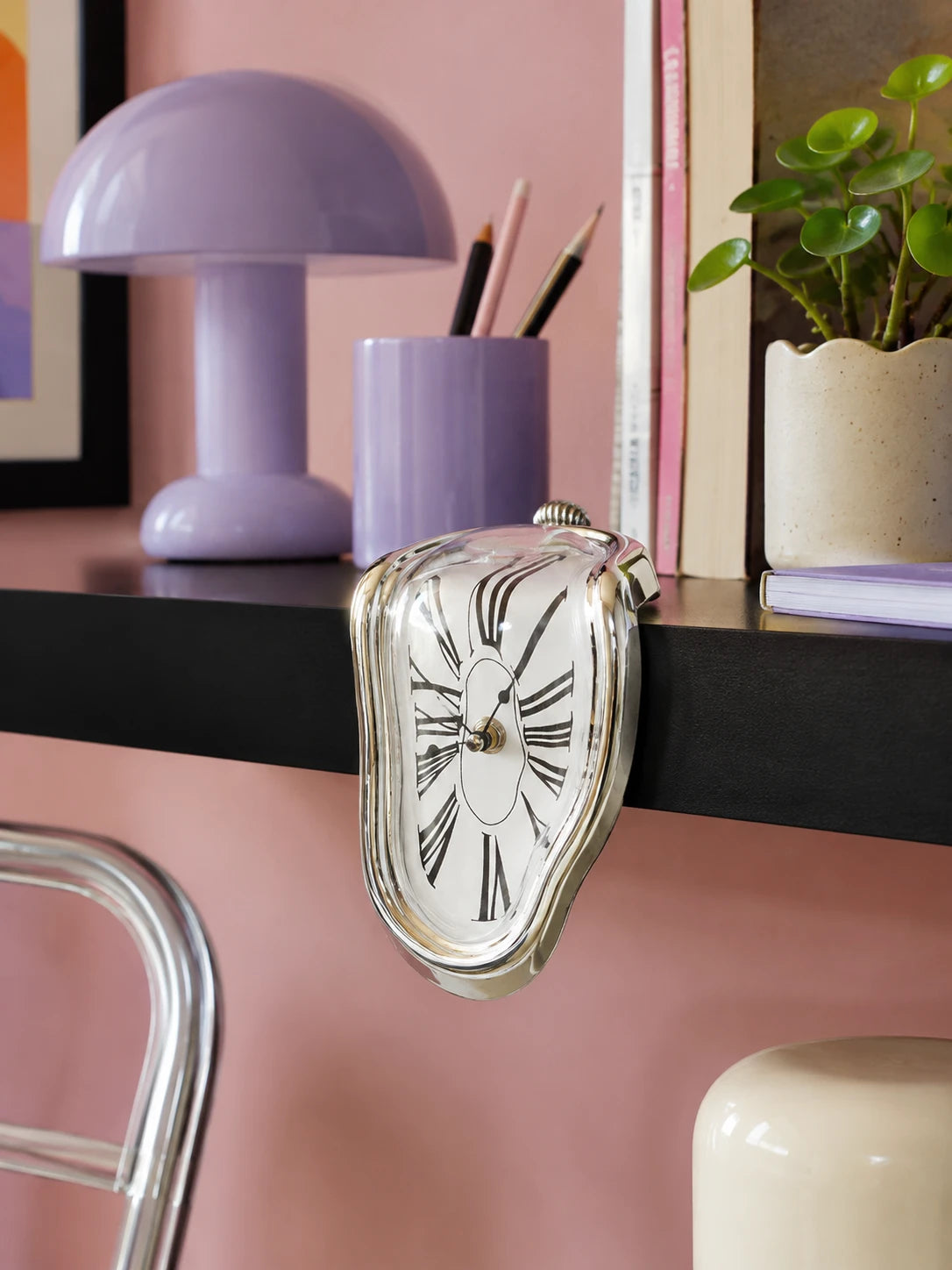 Surrealist Melting Desk Clock