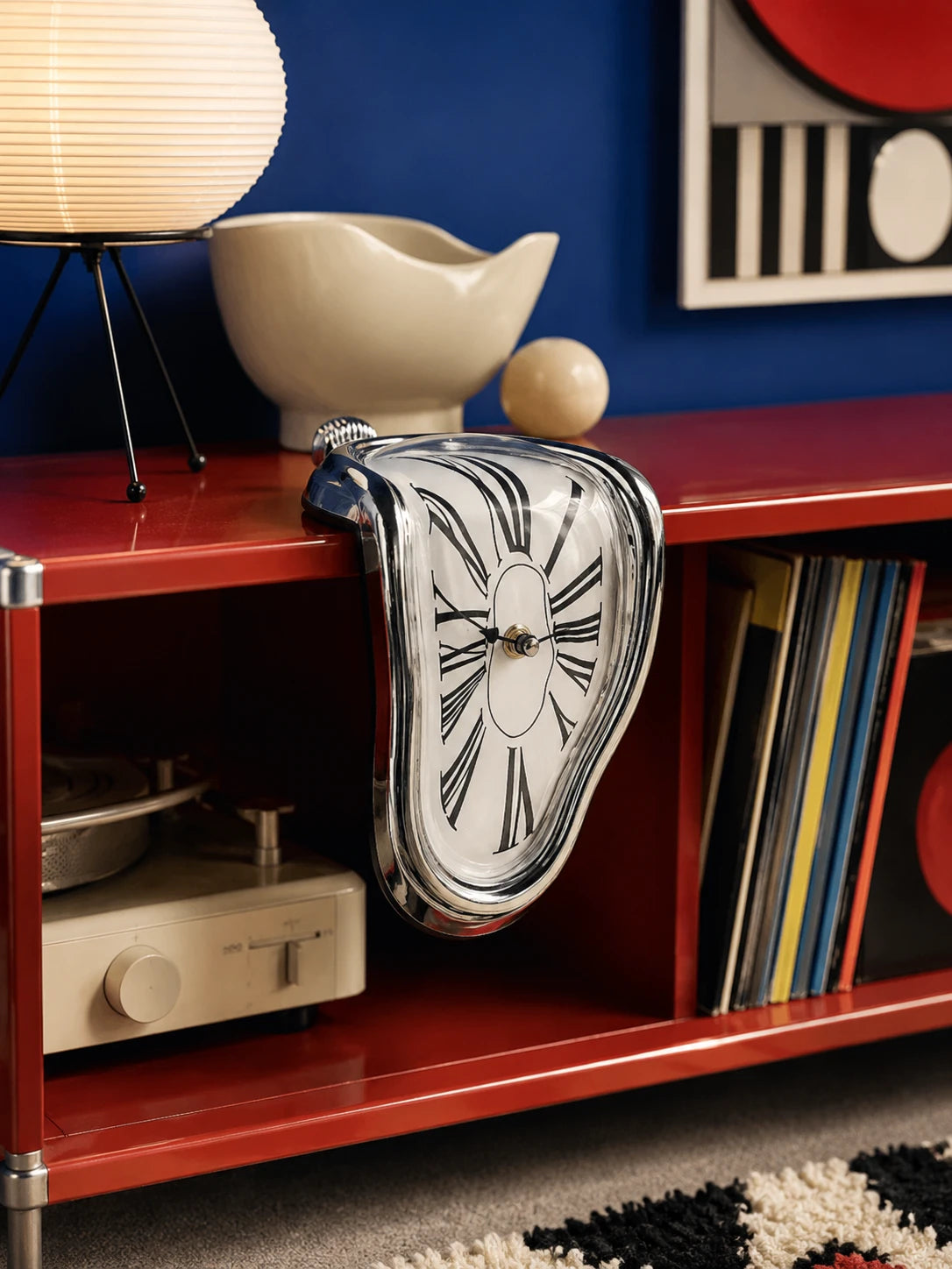Surrealist Melting Desk Clock