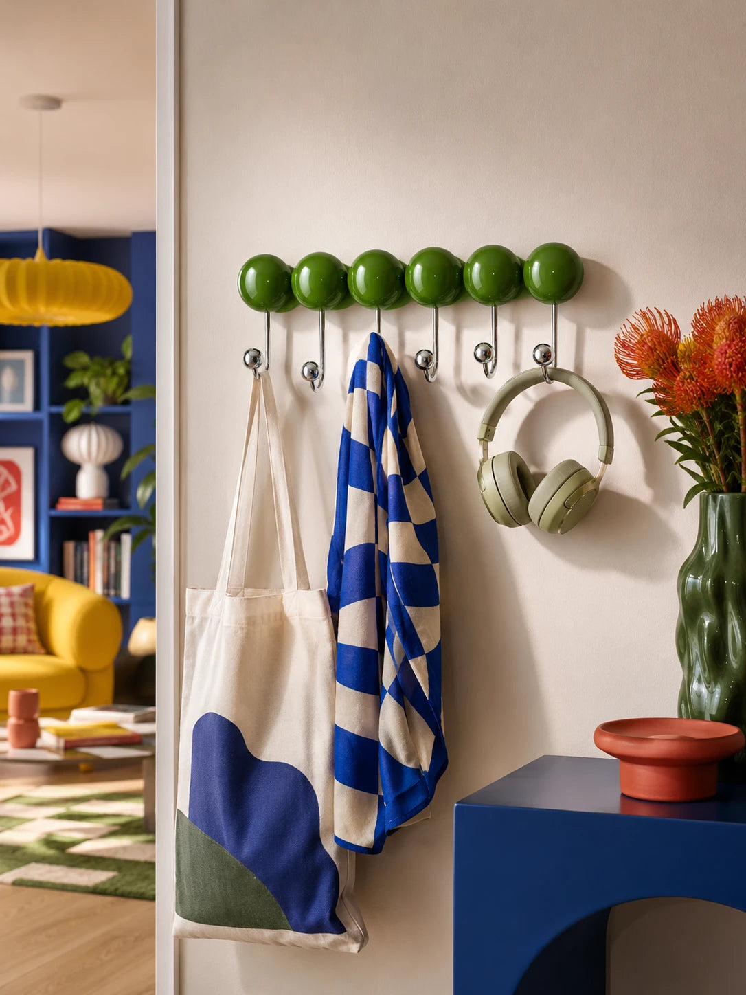 Wall Clothes Hook Rack: Small-Space Storage Anchor