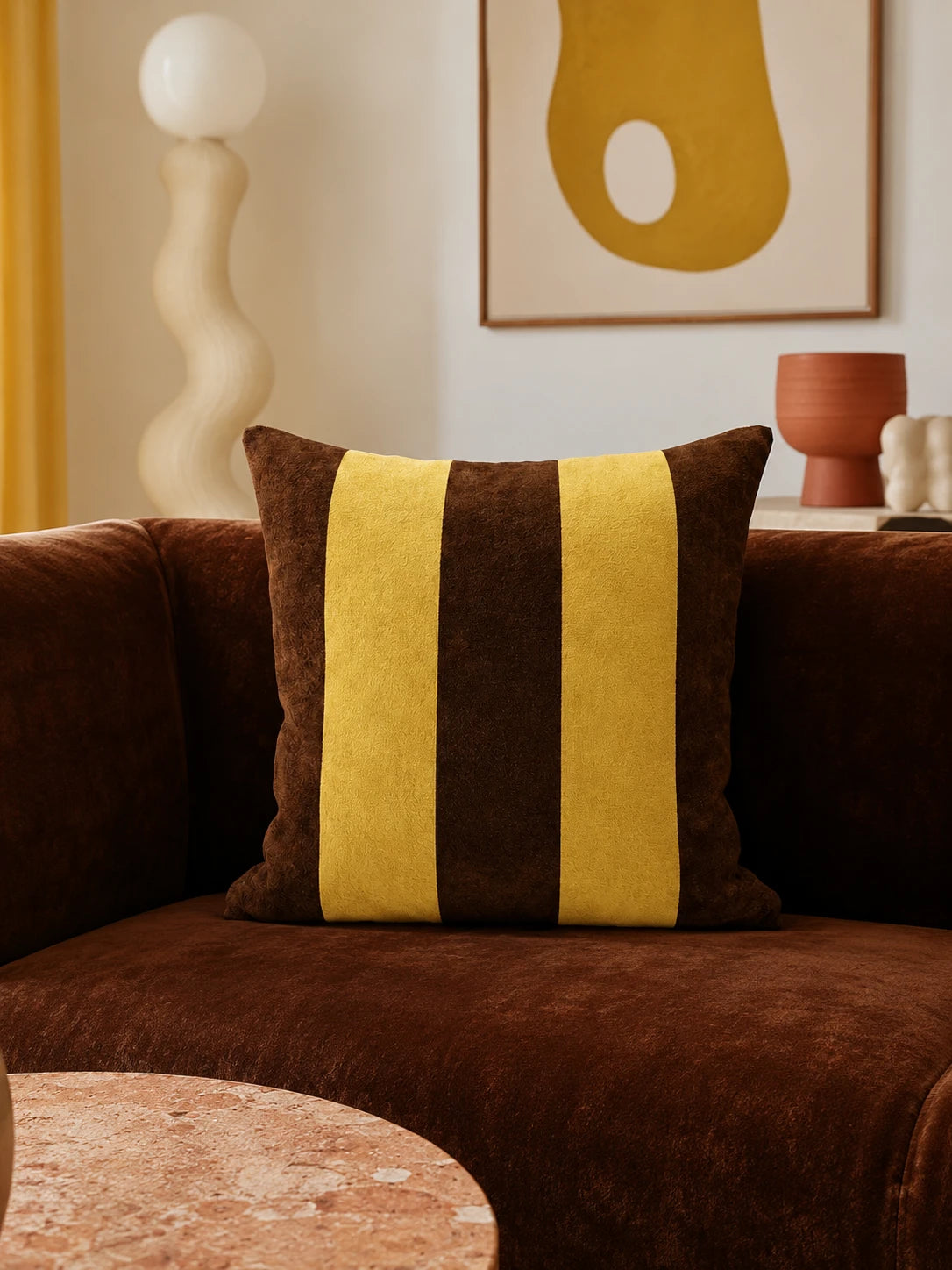 Bauhaus French Green Moran Velvet Sofa Cushion