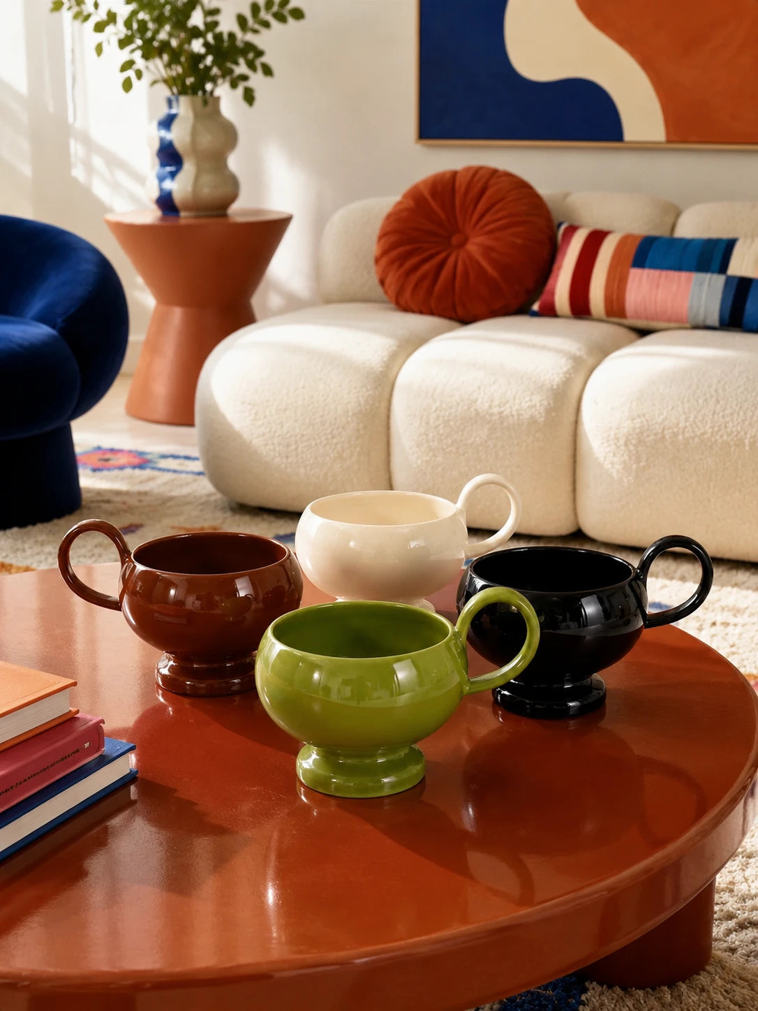 Stackable Ceramic Coffee Mug