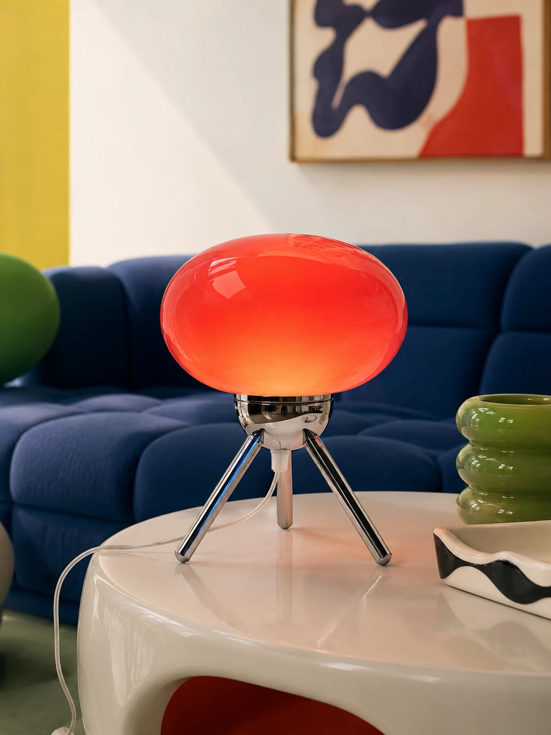 Tripod Mushroom Lamp