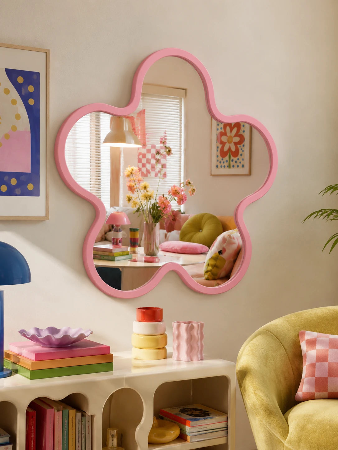 Daisy Petal Wall Mirror