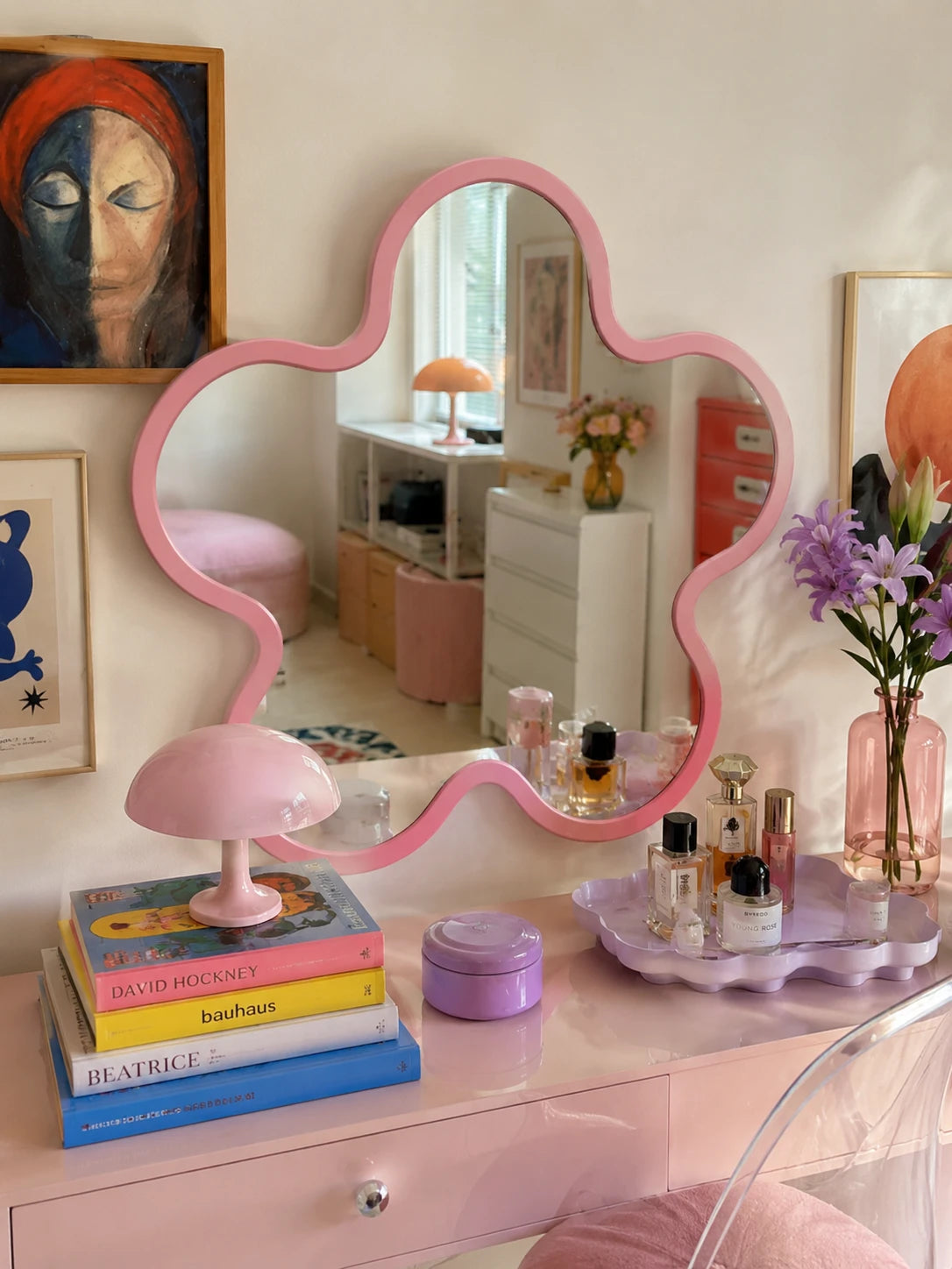 Daisy Petal Wall Mirror