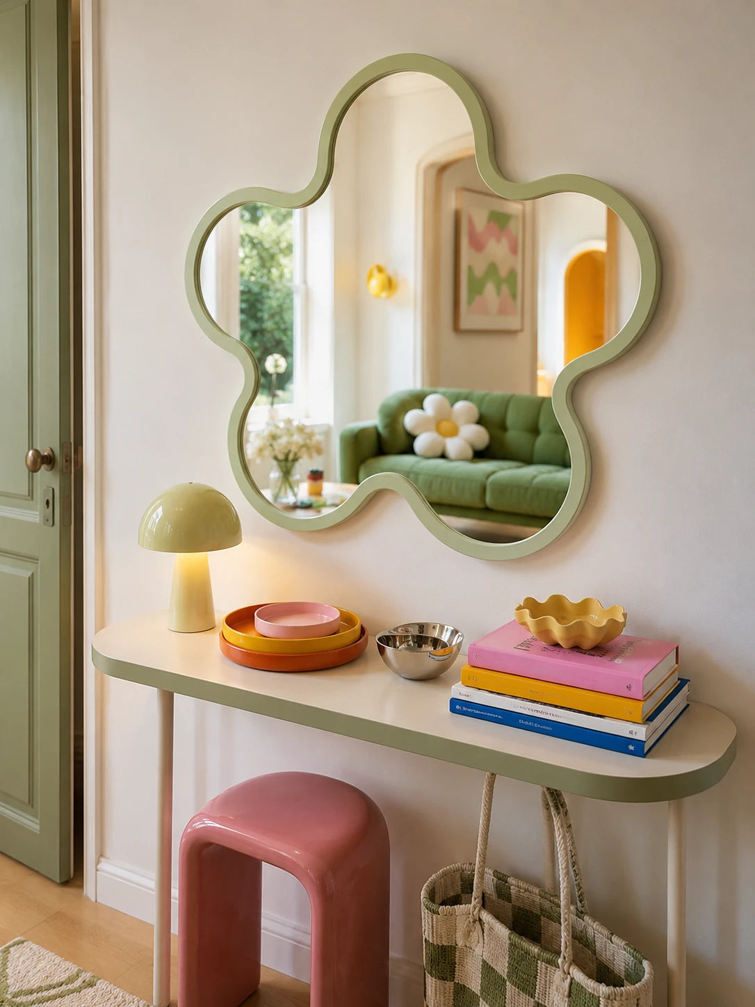 Daisy Petal Wall Mirror