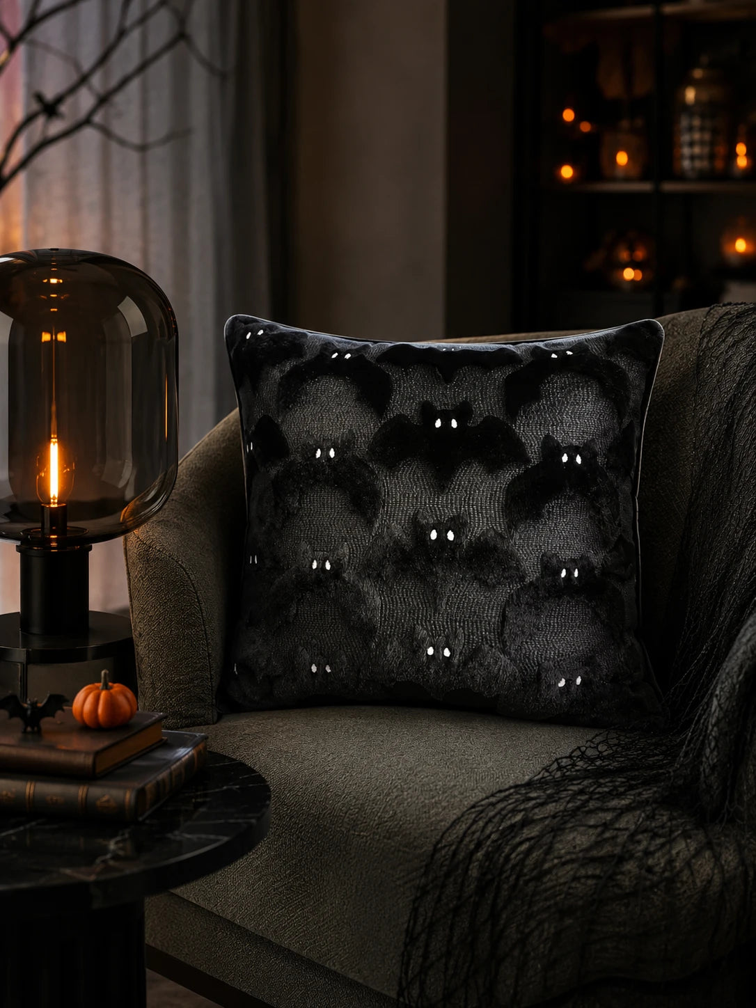 Bat Plush Decorative Throw Pillow Cover