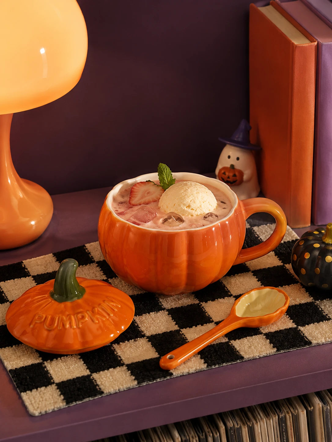 Charming Pumpkin Ceramic Coffee Mug