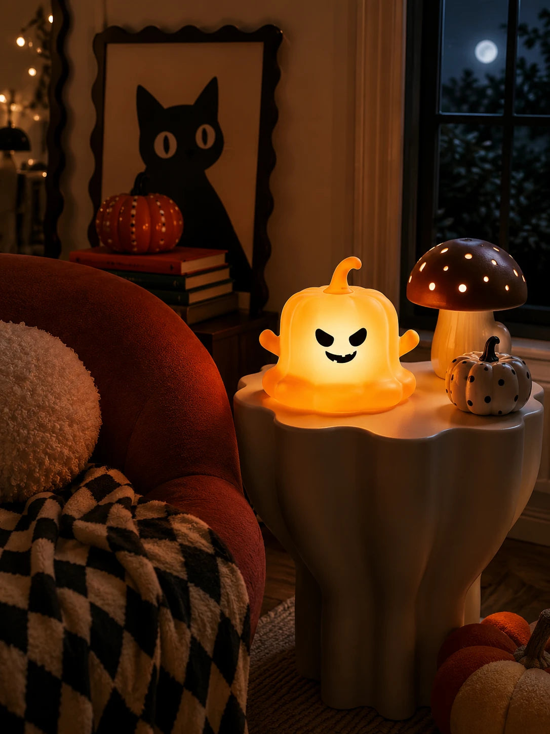 Ghost Pumpkin Night Light