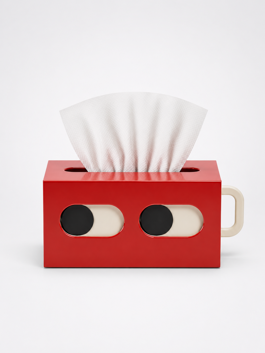 Interactive Cartoon Eye Dopamine Decor Tissue Box Cover
