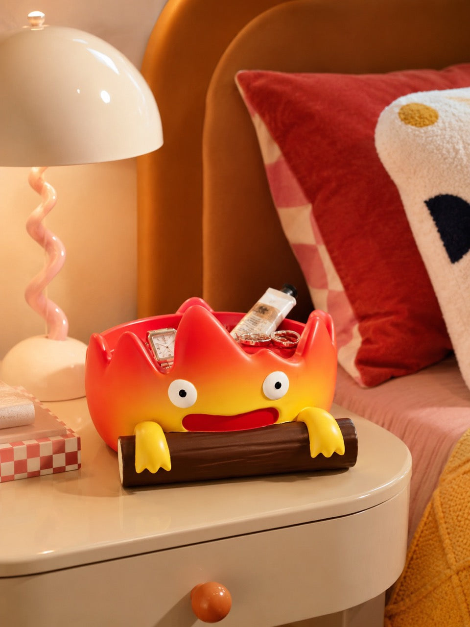 Cartoon Flame Desk Organizer