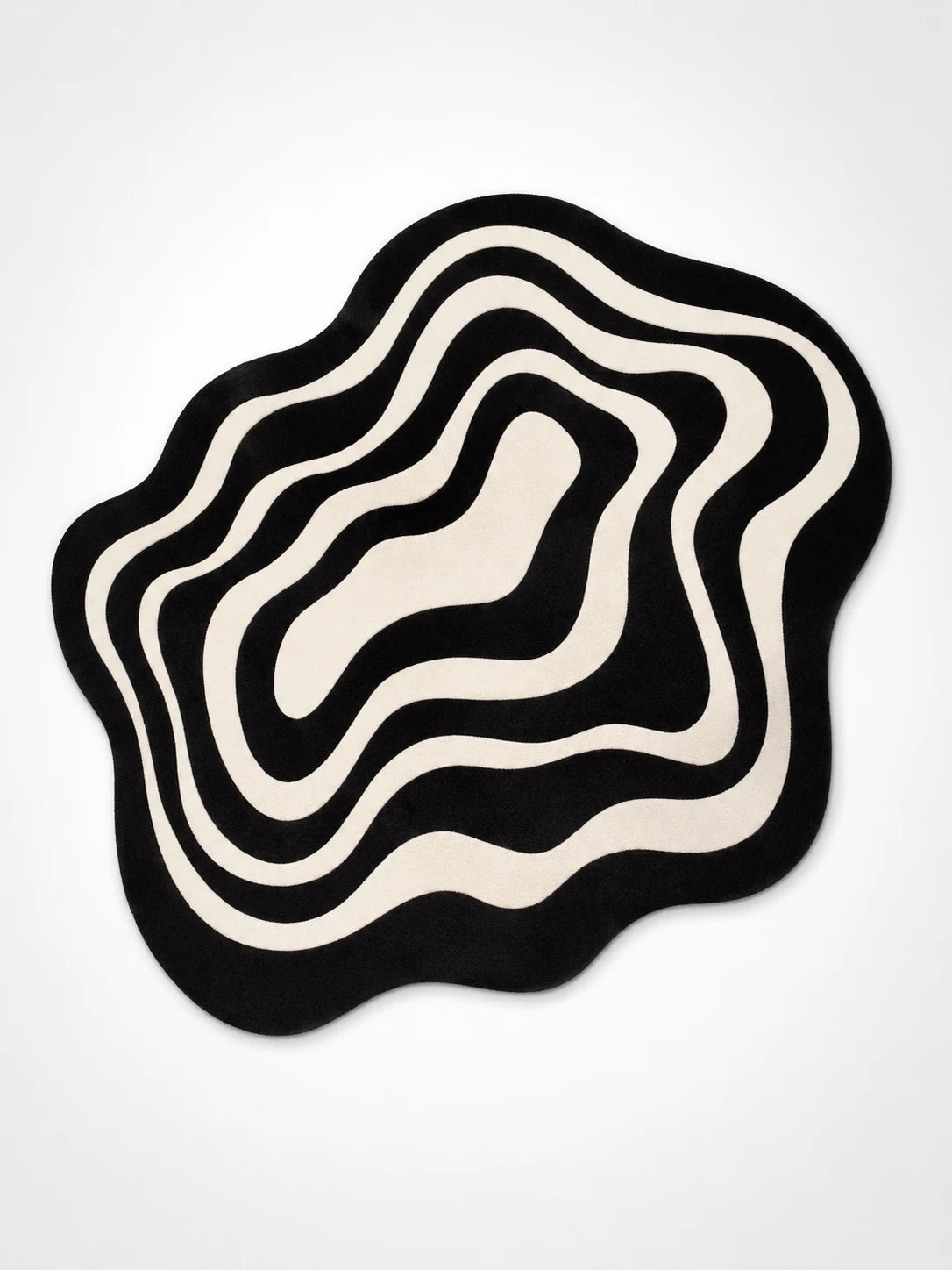 Wavy Ripple Illusion Mat + Dopamine Decor Bath Mat