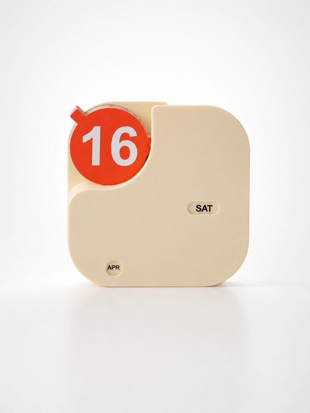 Minimalist Plastic Flip Perpetual Calendar