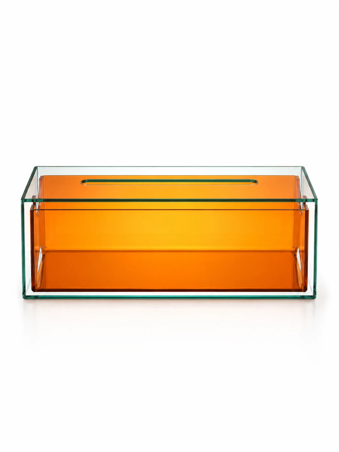 Transparent Acrylic Tissue Box — Dopamine Decor Accent