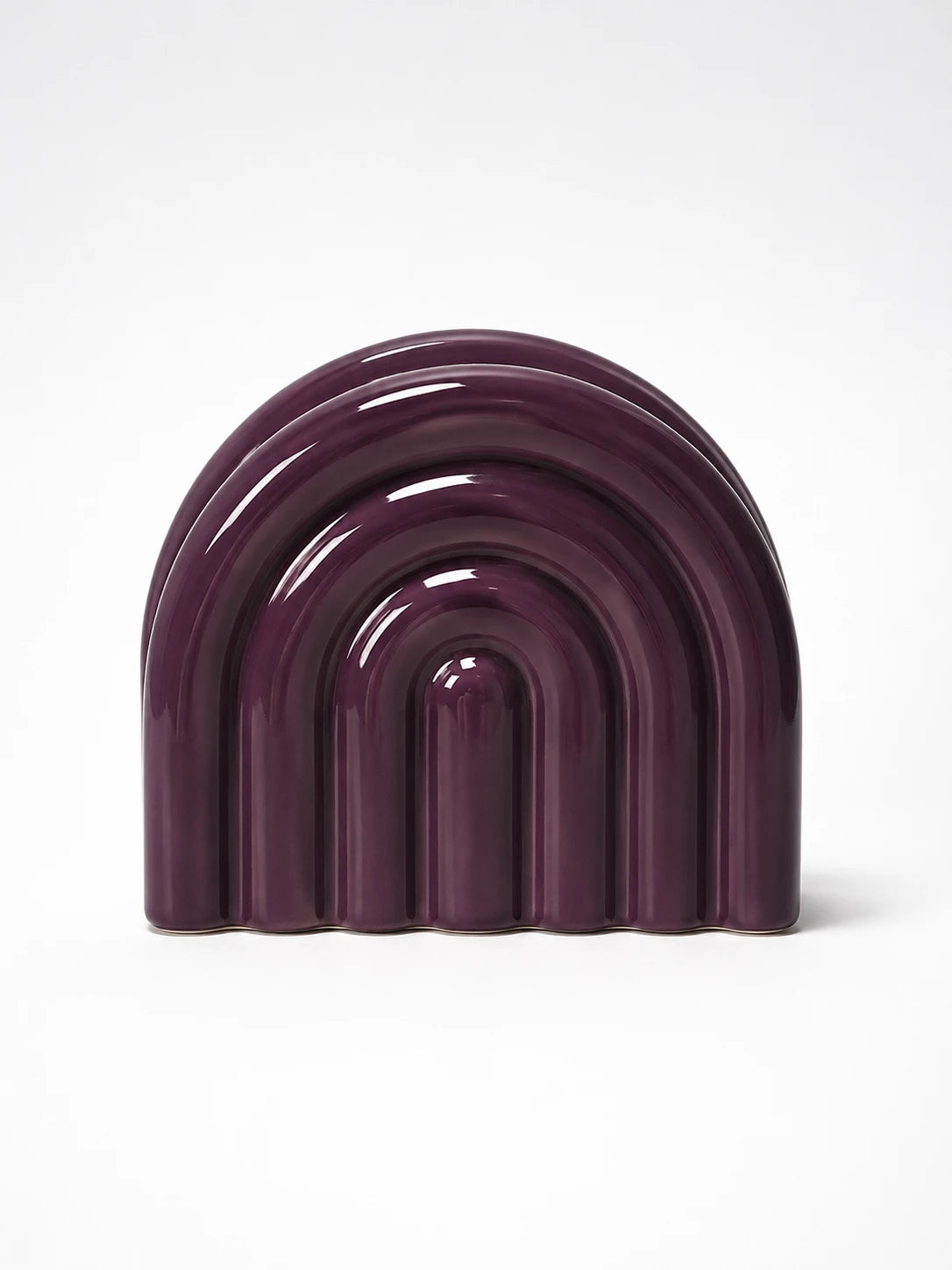 Ceramic Napkin Holder — Sculptural Arch