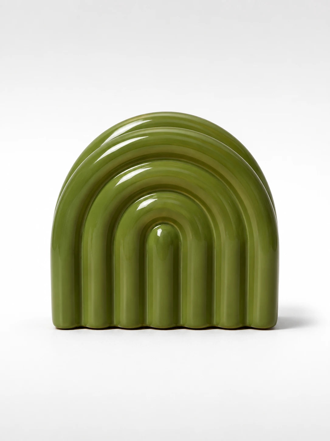 Ceramic Napkin Holder — Sculptural Arch