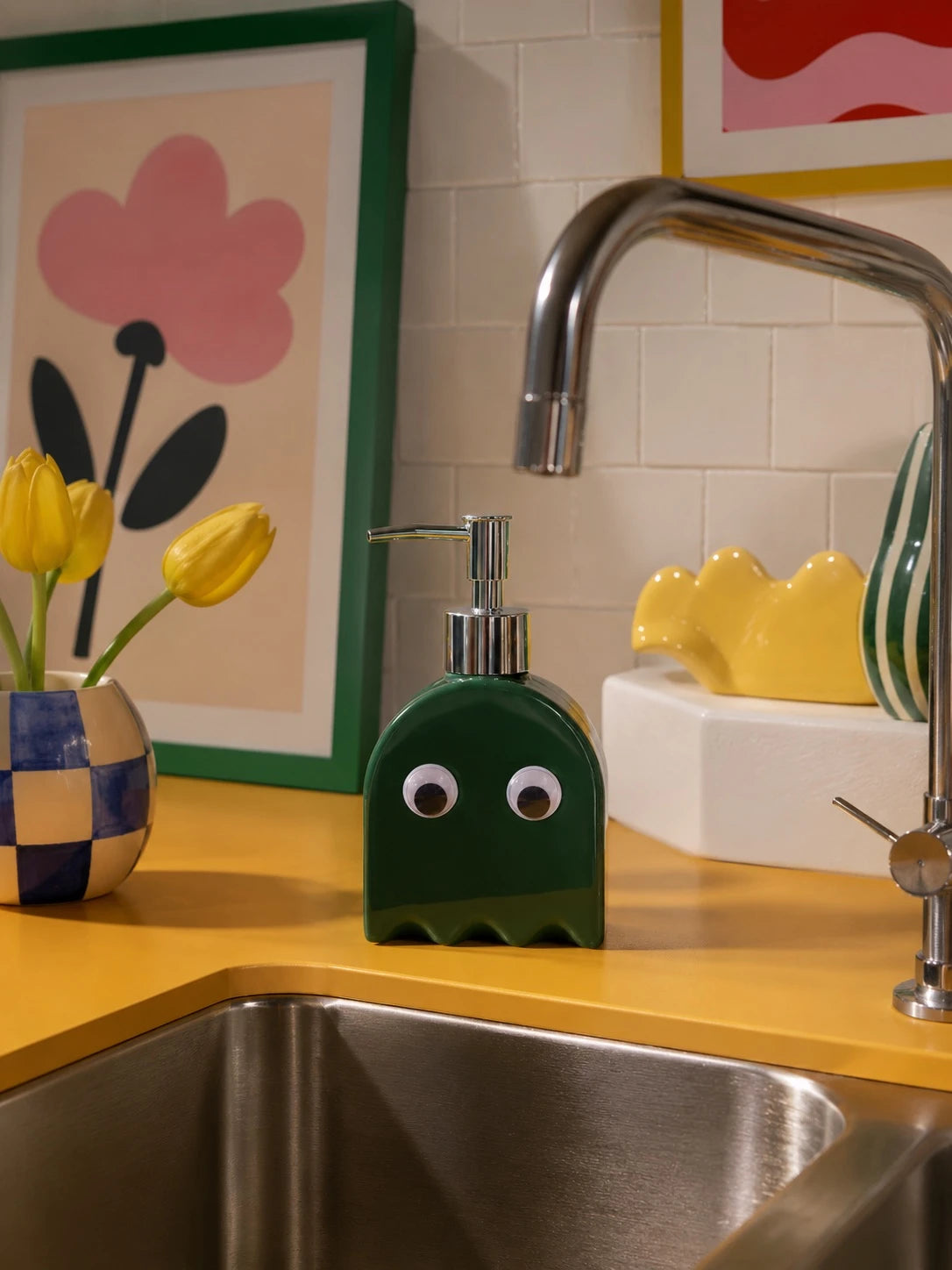 Cute Cartoon Ghost Soap Dispenser