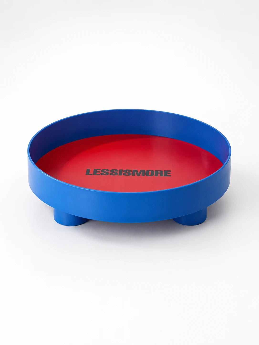 Memphis Color-Contrasting Circular Tray: The Dopamine Decor Catchall