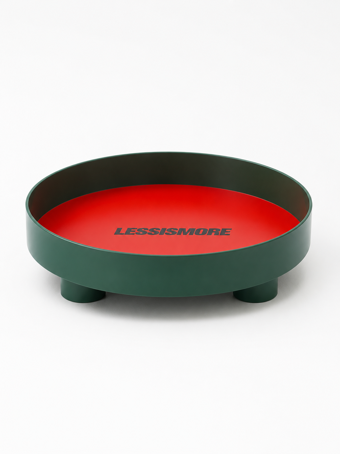 Memphis Color-Contrasting Circular Tray: The Dopamine Decor Catchall