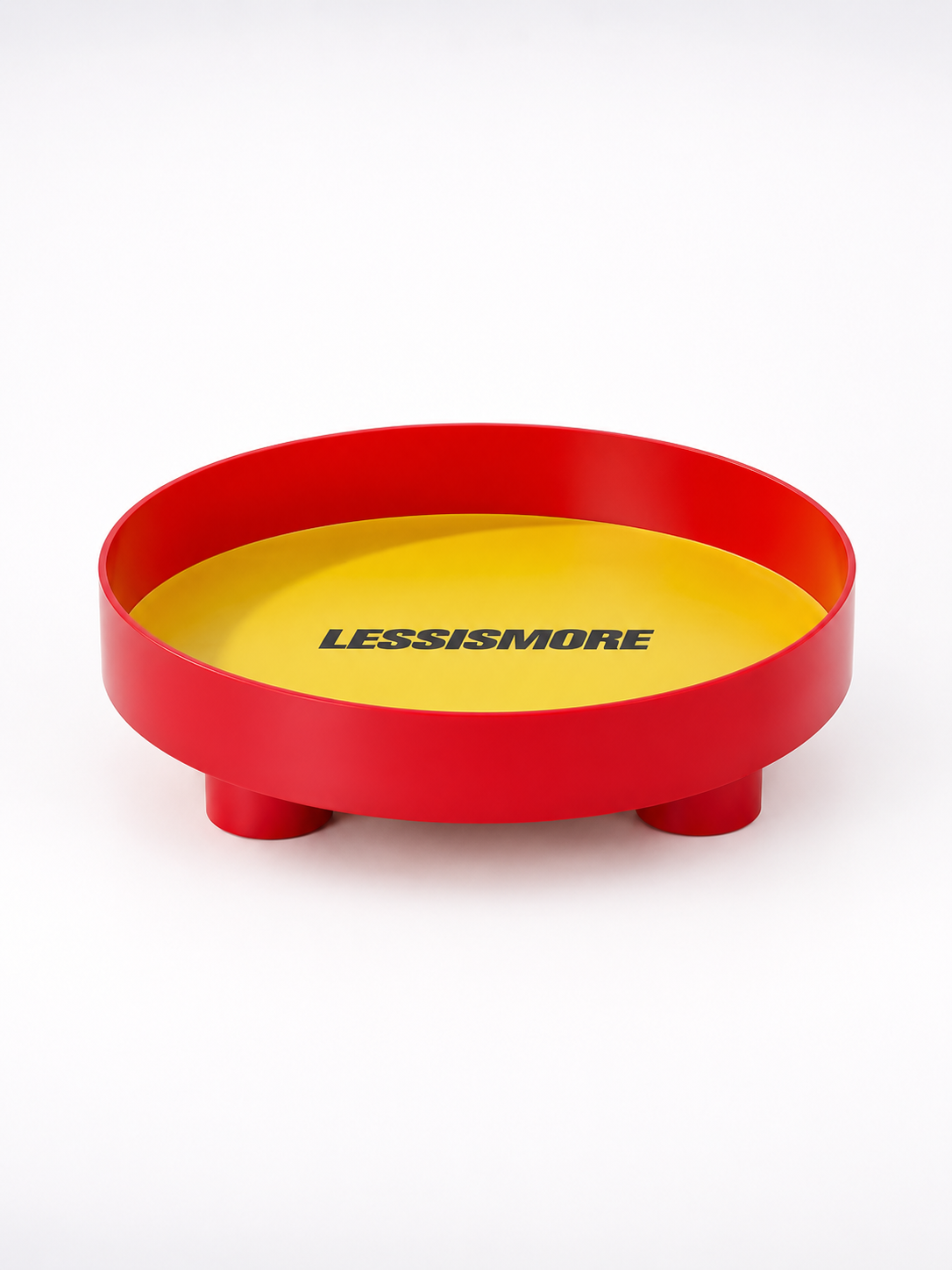 Memphis Color-Contrasting Circular Tray: The Dopamine Decor Catchall