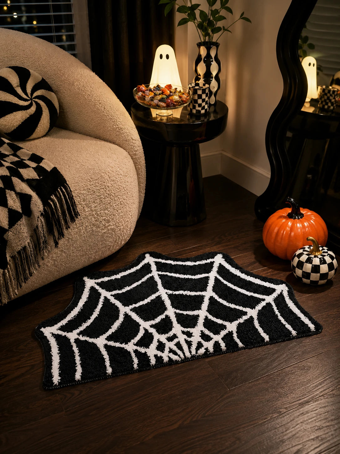 Spider Web Bath Mat