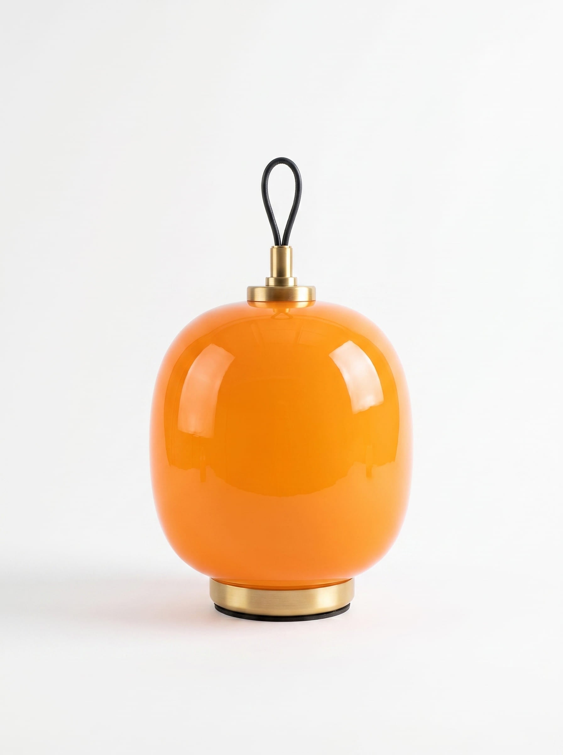 Bauhaus-Inspired Glass Table Lamp – Danish Minimalist Ambient Light