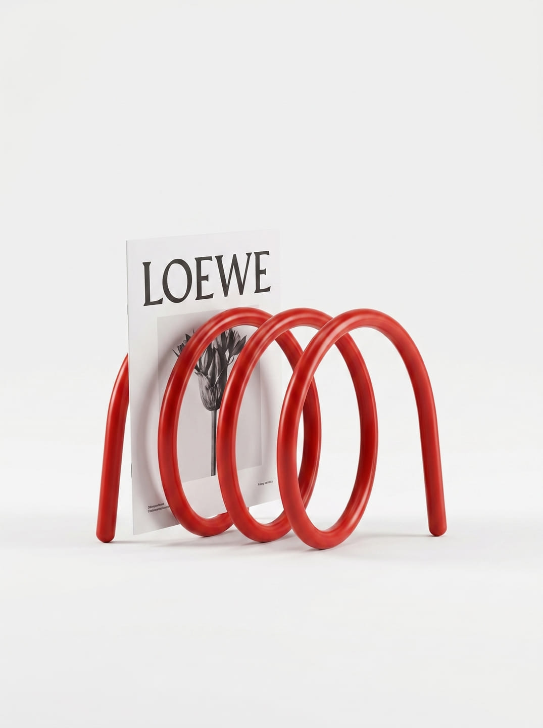 Minimalist Line Metal Bookshelf – Curved Desktop Organizer