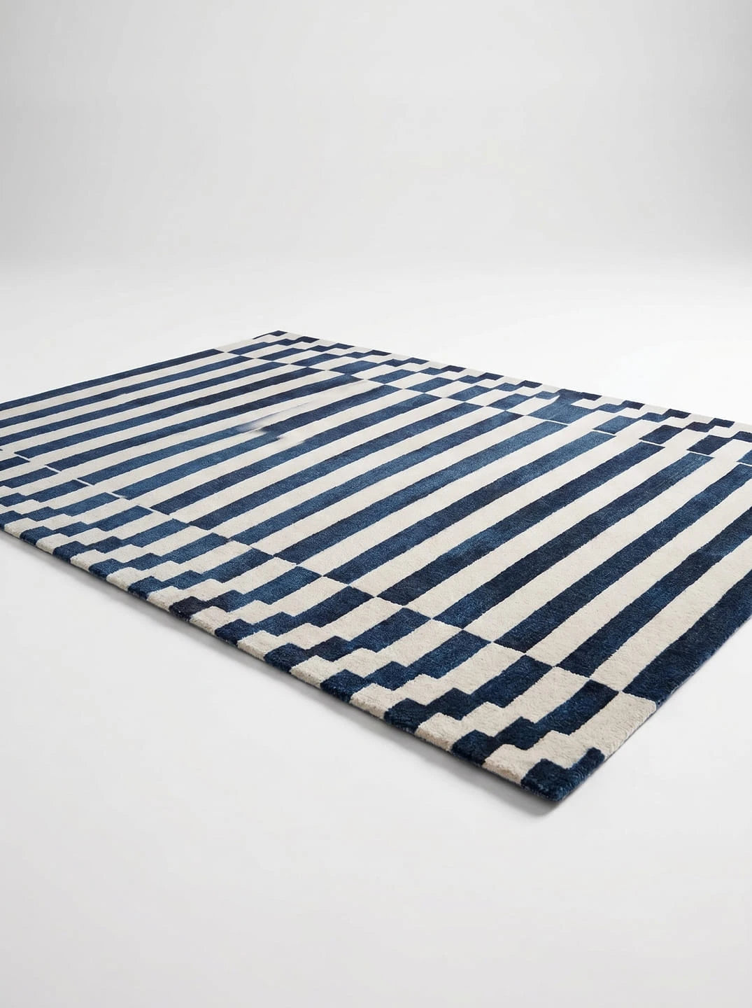Bold Stripe Patterned Area Rug — Dopamine Decor Floor Covering