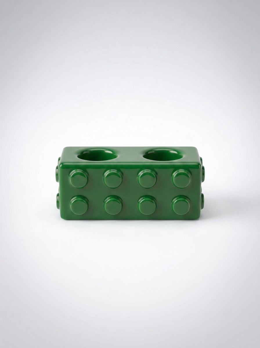 Building Block Ceramic Toothbrush Holder