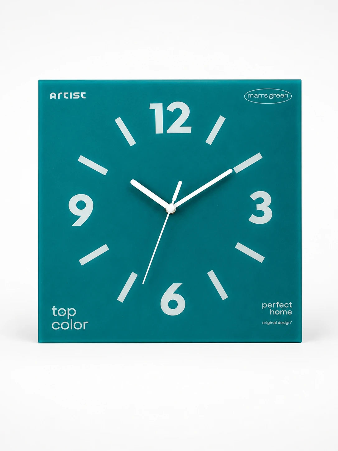 Frameless Silent Square Wall Clock
