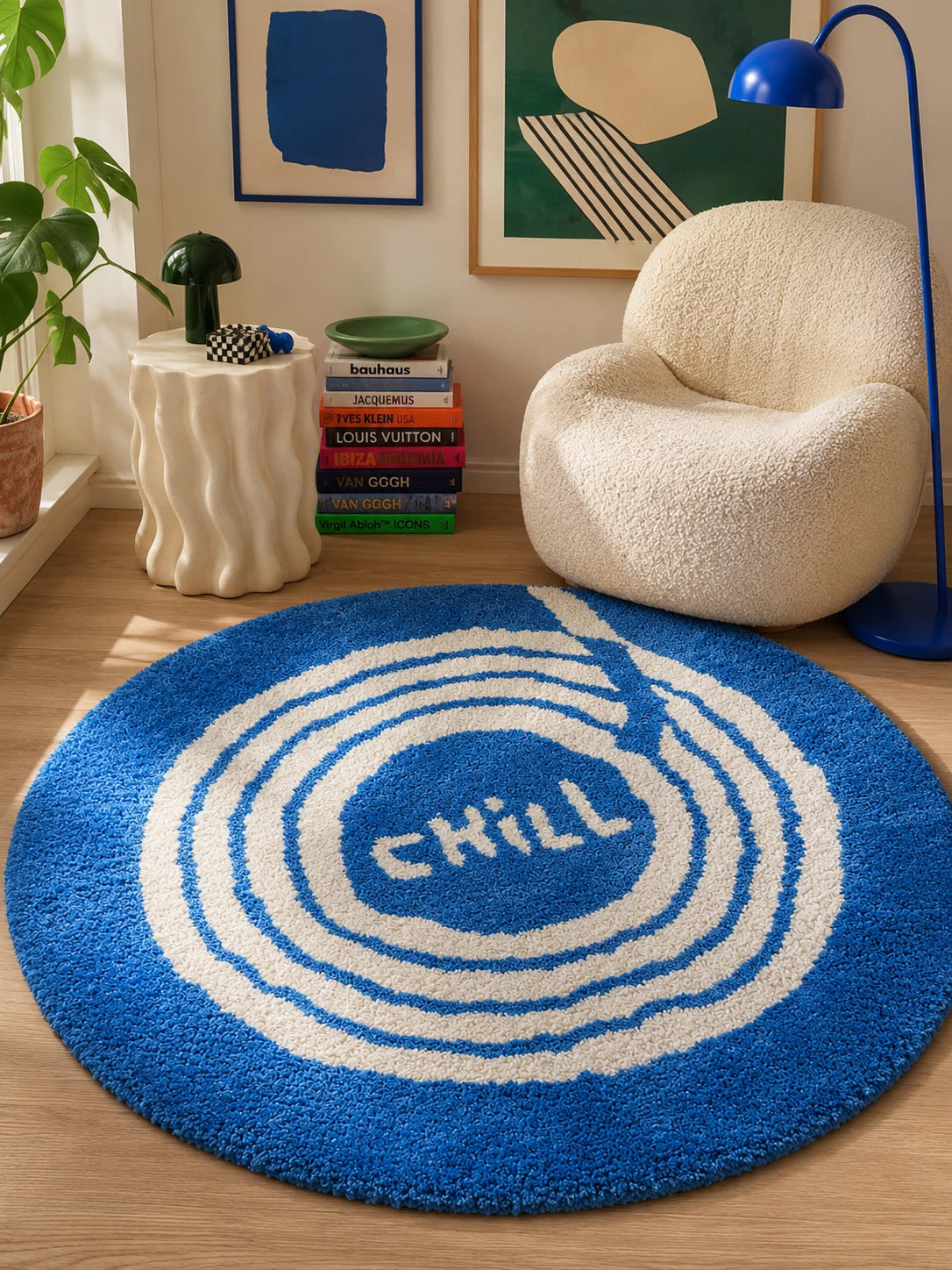 Chill Vinyl Record Area Rug