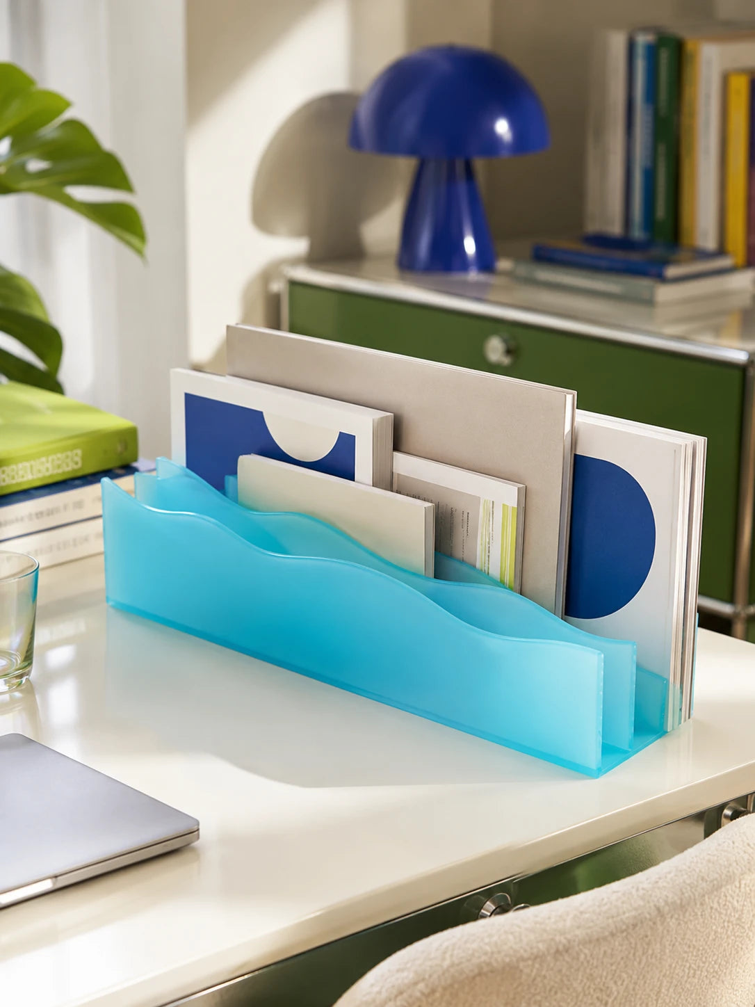 Wave Acrylic Desktop Organizer