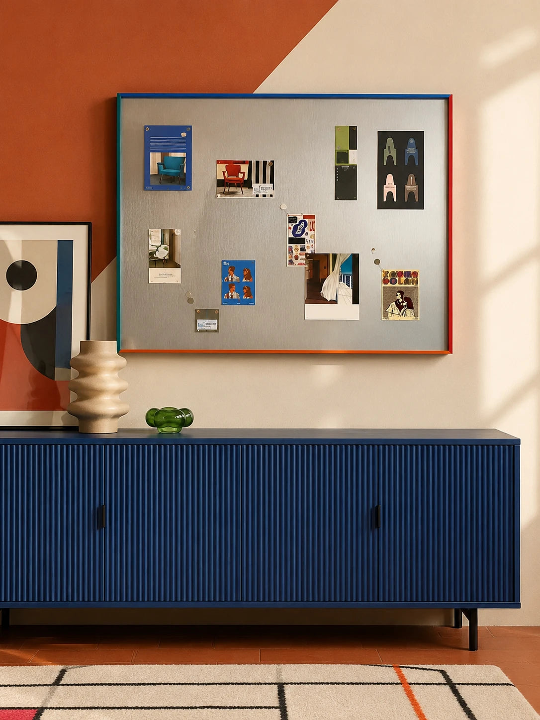 Color Frame Magnetic Photo Board
