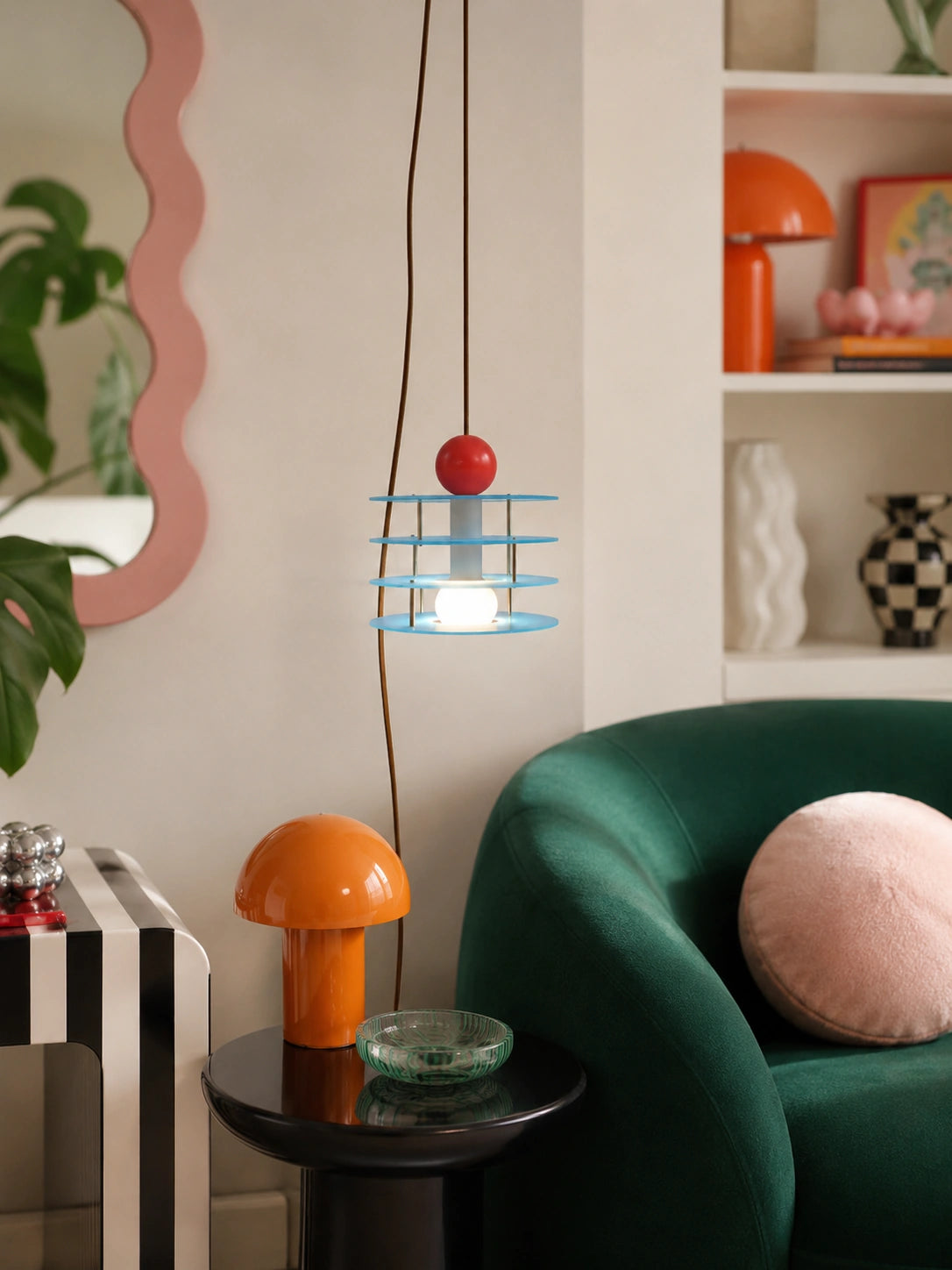 Blue Macaron Acrylic Pendant Light