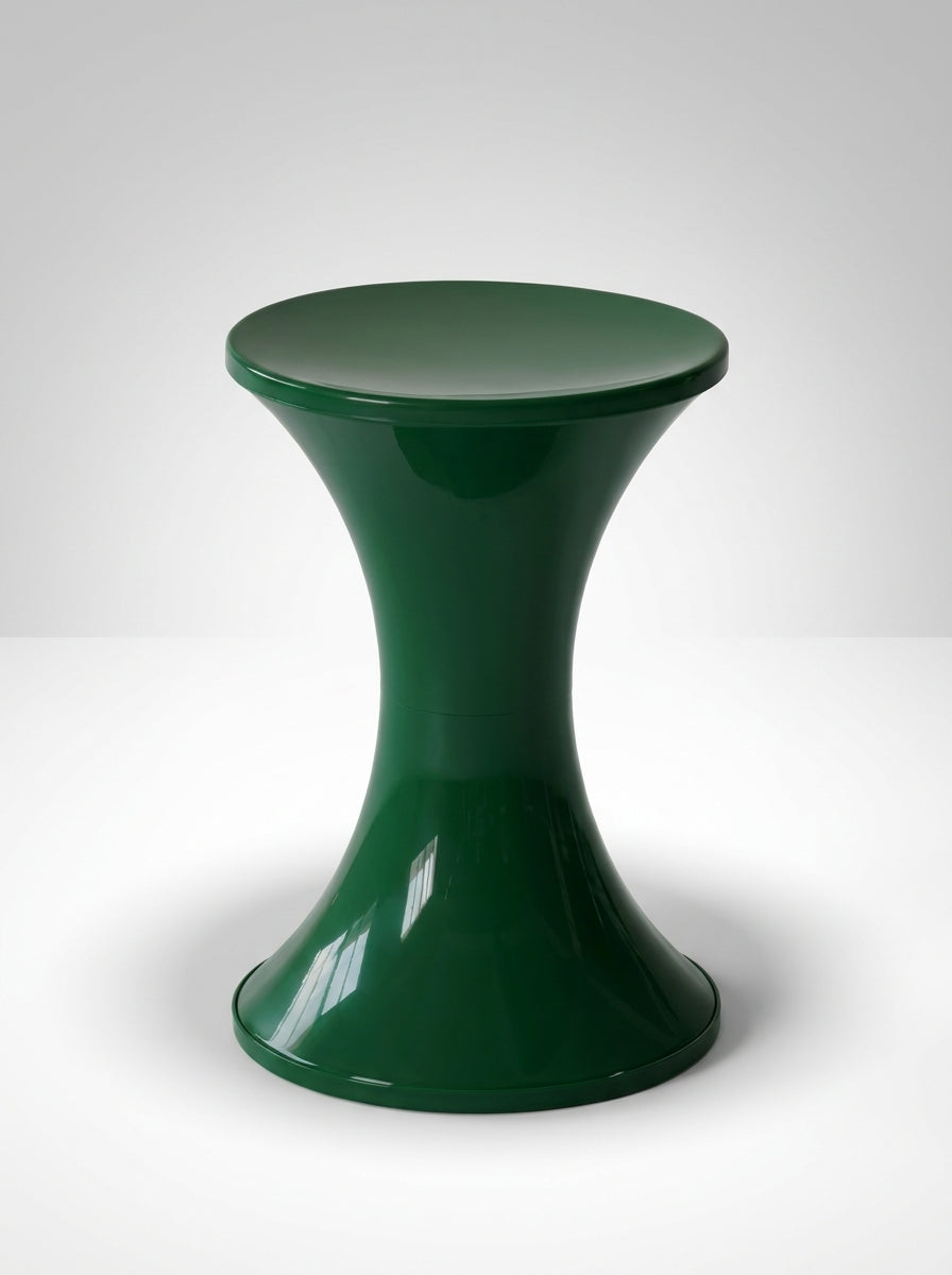 Hourglass Storage Ottoman Stool – Modern Sculptural Seating