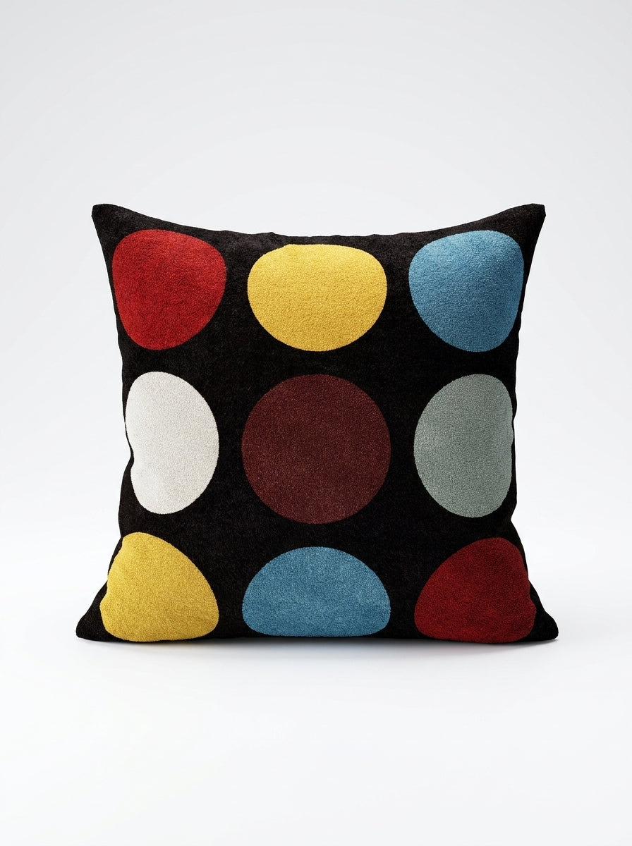 French Green Bauhaus-Style Sofa Pillow – Moran Velvet Decorative Cushion