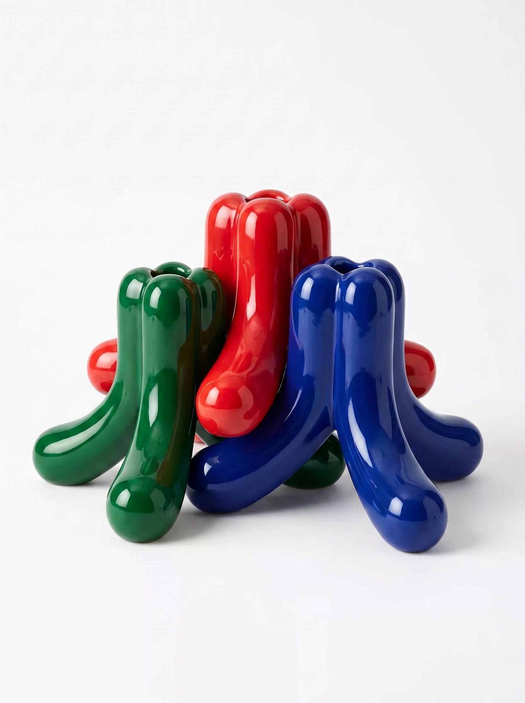 Sculptural Ceramic Candle Holder – Playful Modern Decor